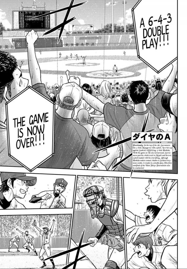 Diamond no ace act ii is ending in 2 chapters after 7 years of