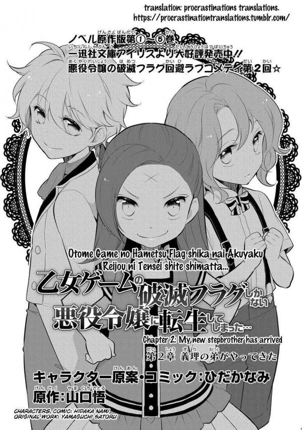PROCRASTINATION TRANSLATIONS — Bakarina/ Otome Game no Hametsu