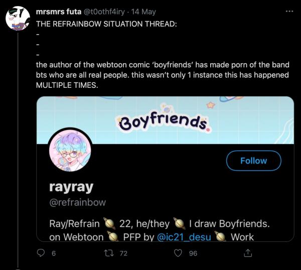 Boyfriends Webtoon Problematic